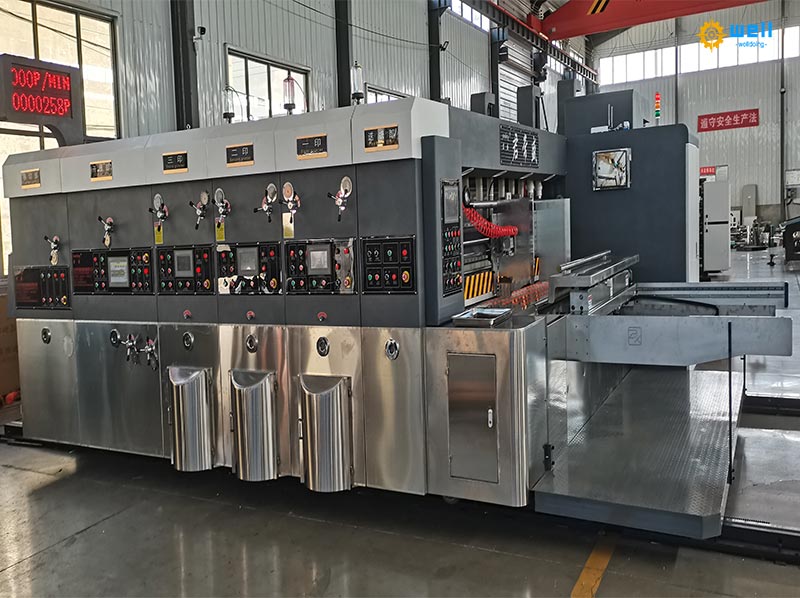 Lead edge flexo printing die-cutting slotting machine Lead edge flexo printing die-cutting slotting machine