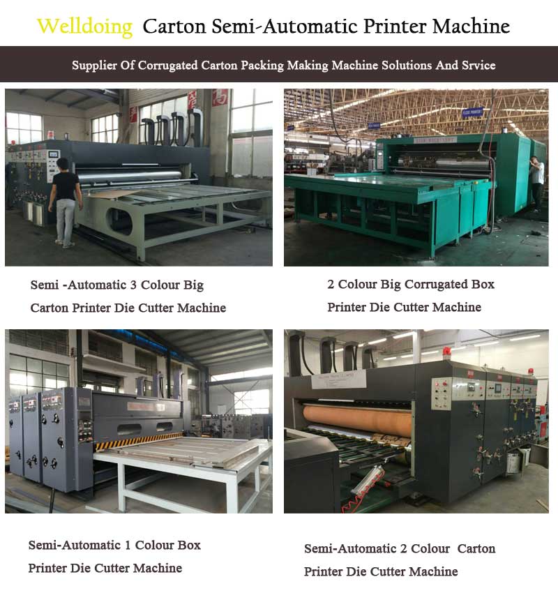 Chain Feed Flexo Printer Slotter Die Cutter Machine with Stacker Chain Feed Flexo Printer Slotter Die Cutter Machine with Stacker