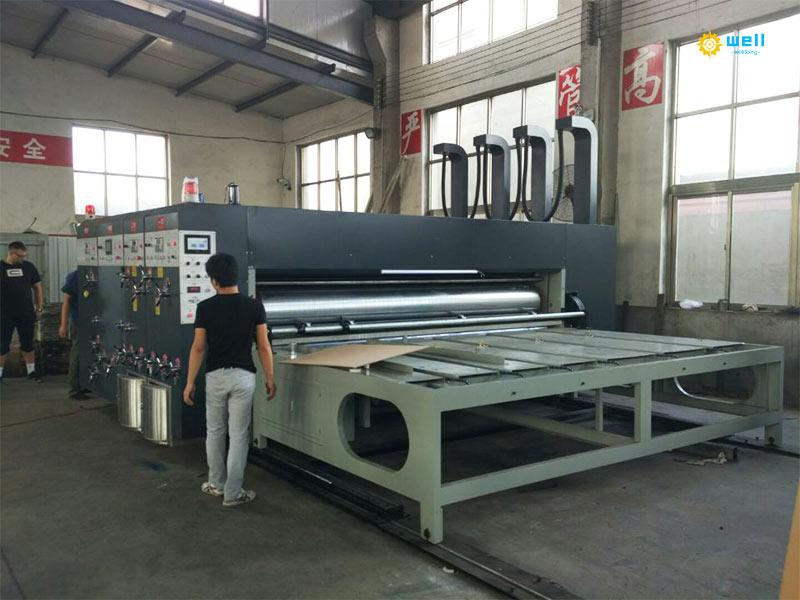 Heavy duty paperboard semi-automatic printing die cutting slotting machine Heavy duty paperboard semi-automatic printing die cutting slotting machine