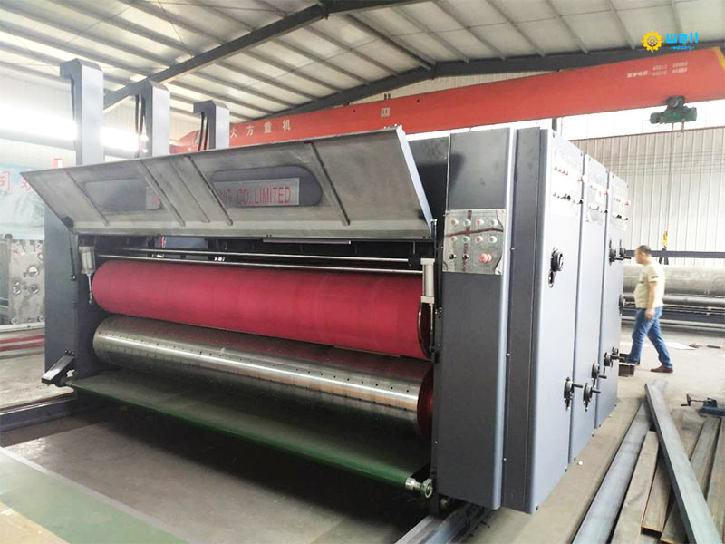 Heavy duty paperboard semi-automatic printing die cutting slotting machine Heavy duty paperboard semi-automatic printing die cutting slotting machine