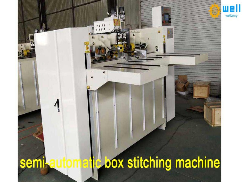 WD-Manual Feeding Semi-auto Carton Box Stitcher Machine for Small Carton Factory WD-Manual Feeding Semi-auto Carton Box Stitcher Machine for Small Carton Factory
