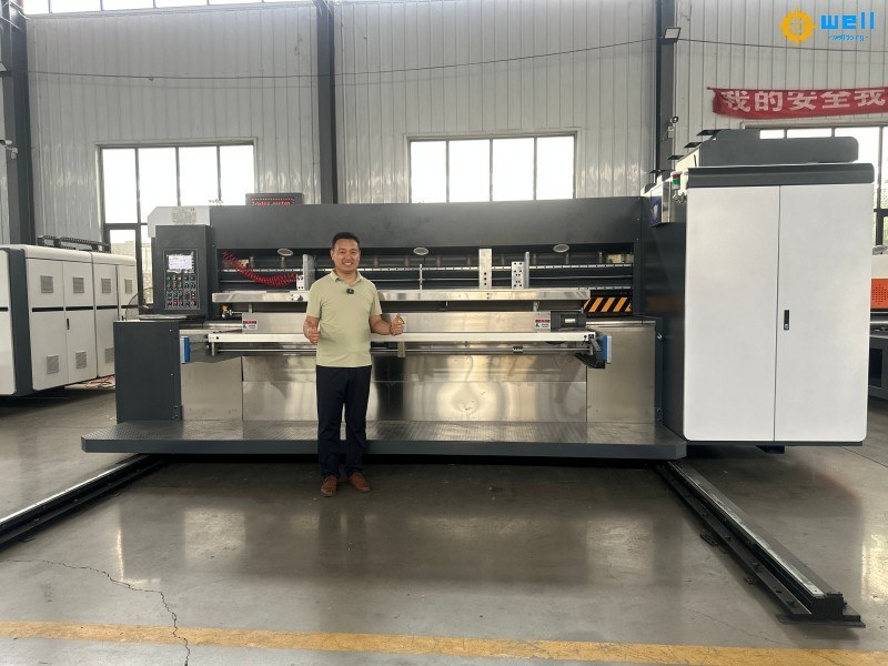 WD-1-5 color automatic flexo printer die cutting slotting machine - China Supplier WD-1-5 color automatic flexo printer die cutting slotting machine - China Supplier