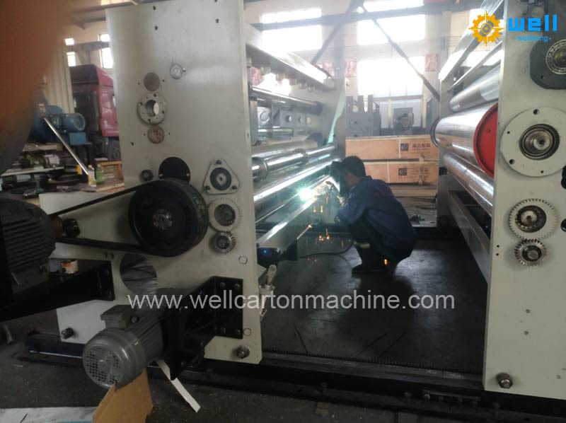 offset water ink printing carton box making machine
