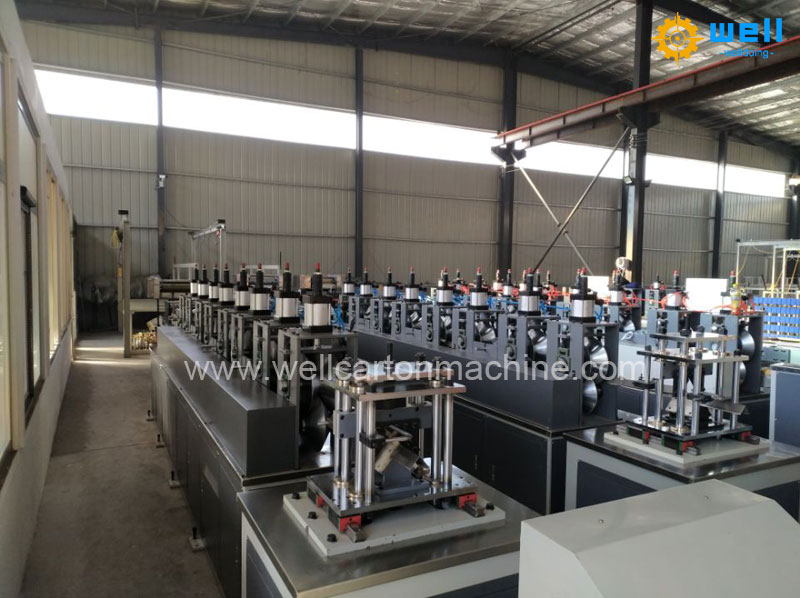 Automatic angle board protector making machinery