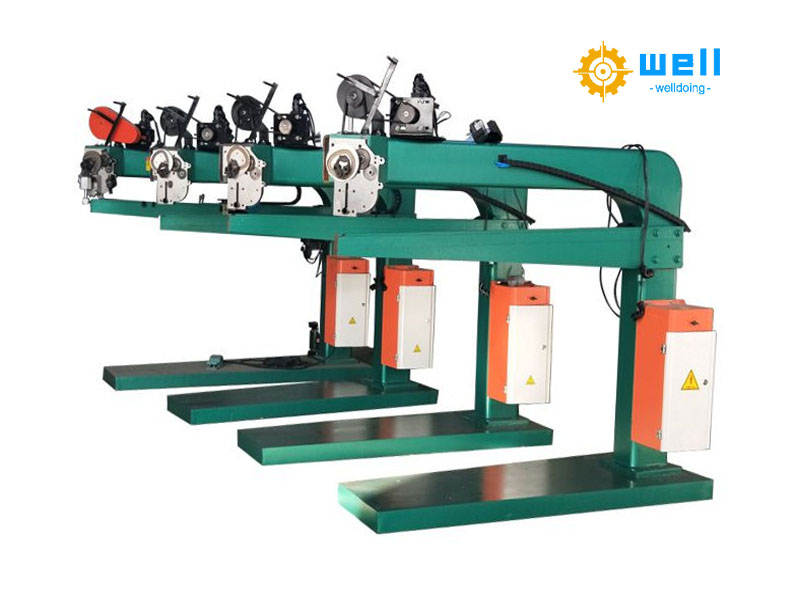 The processing principle of the rear channel of the nailing box machine