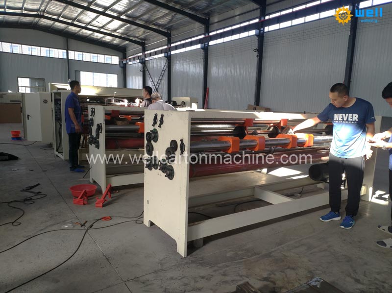 High speed thin blade slitter scorer machine