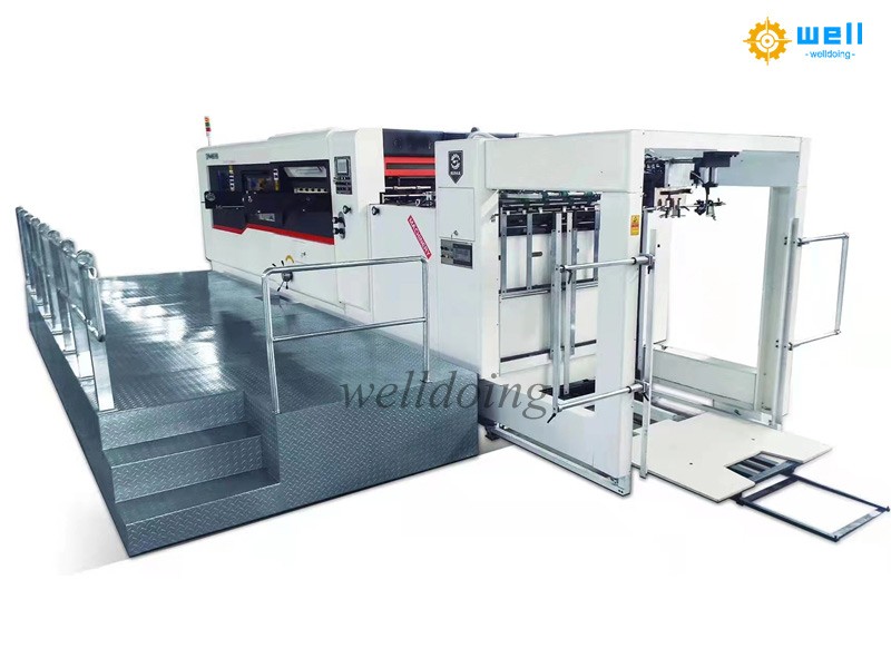 Pizza box automatic die cutting machine