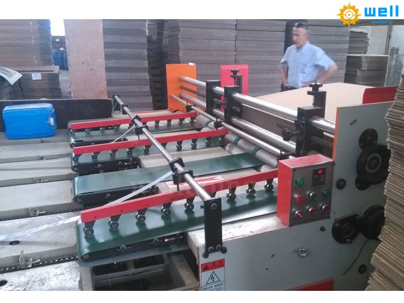 2 Color Semi Automatic Carton Ink Flexographic Printing Machine