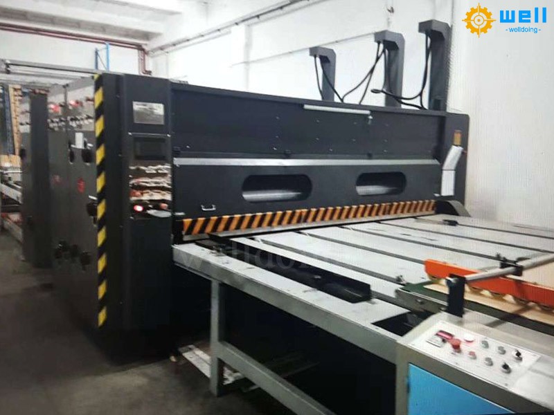 Heavy duty paperboard semi-automatic chain printing machine
