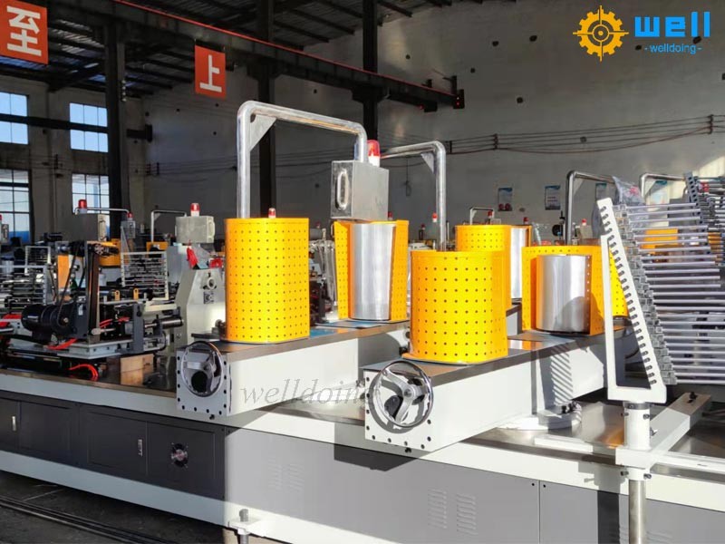 Spiral kraft cardboard paper pipe making machine