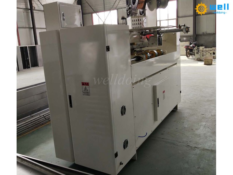 Semi-automatic corrugated box stitching machine