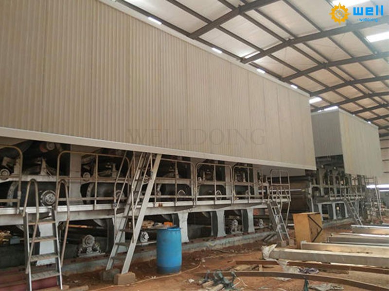 Automatic paper making production line