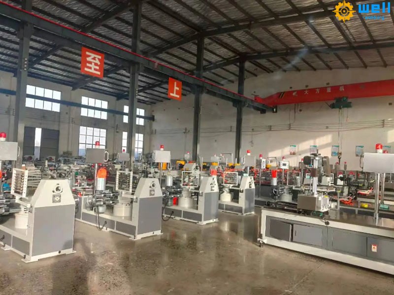 Structural components of paper tube making machine