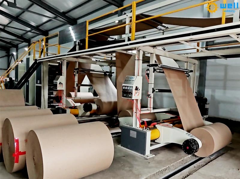 Grey board paper composite production line