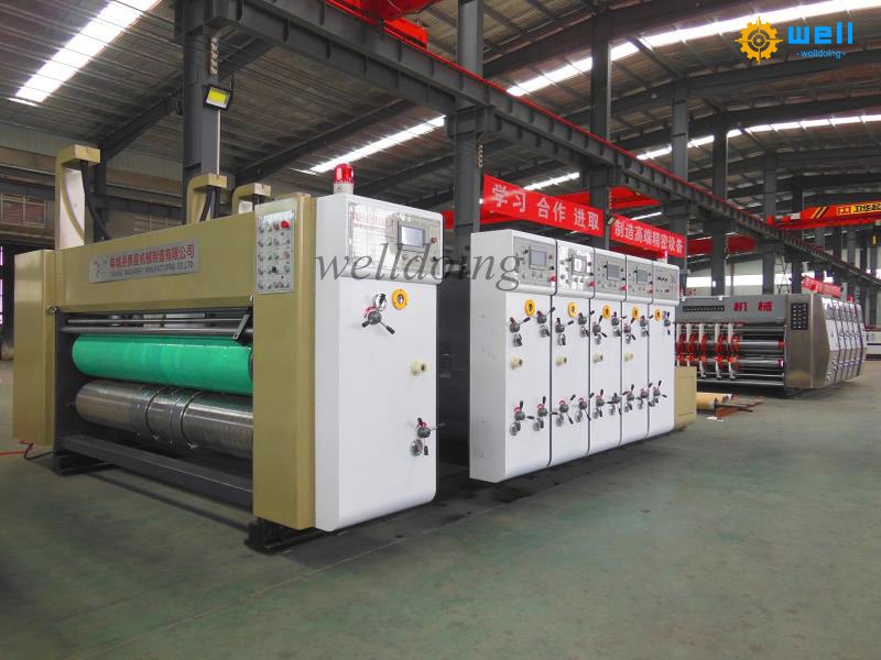 High speed ink printing slotting die cutting equipment