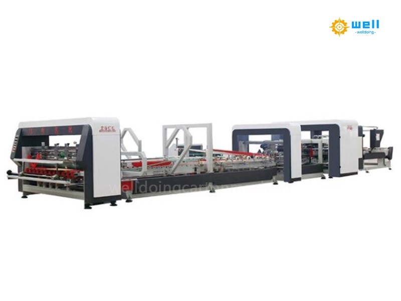 Automatic carton box folding gluing equipment supplier