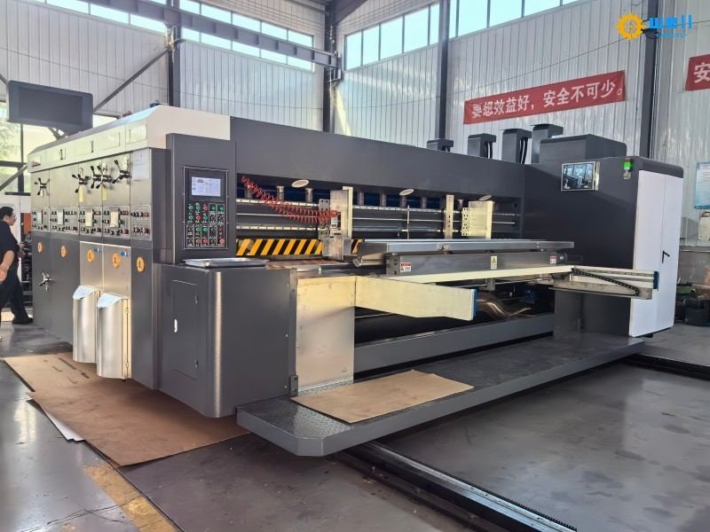 3 color automatic flexo printing slotting die cutting machine