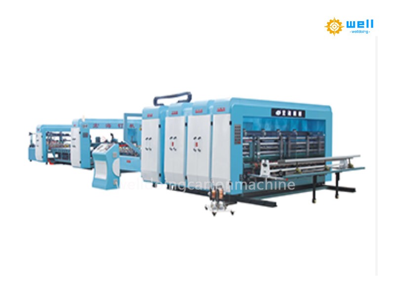 WD-How much does an automatic carton box folder gluer stitching machine cost