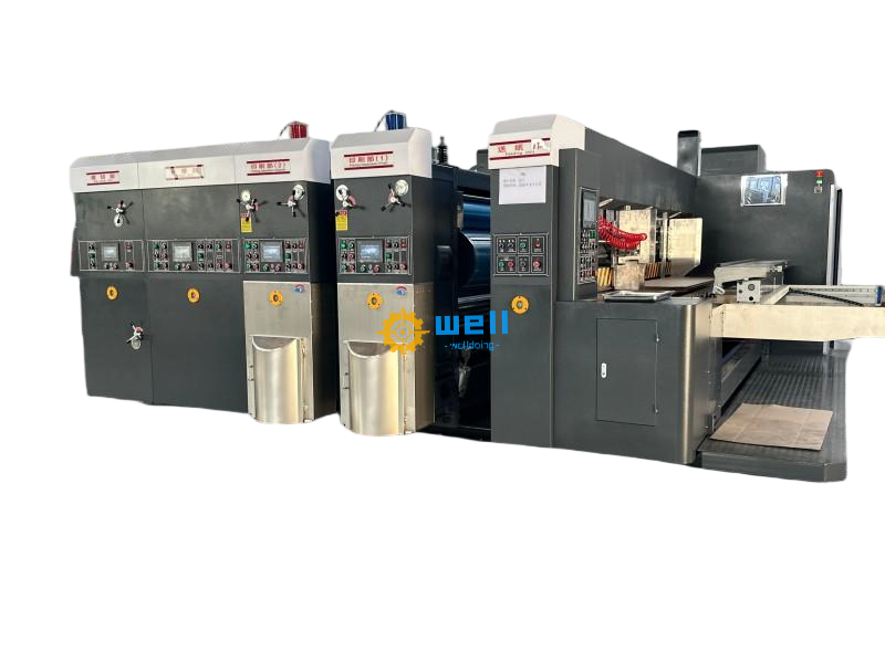WD-Automatic 2 Color Printing Die-Cutting Slotting Machine 